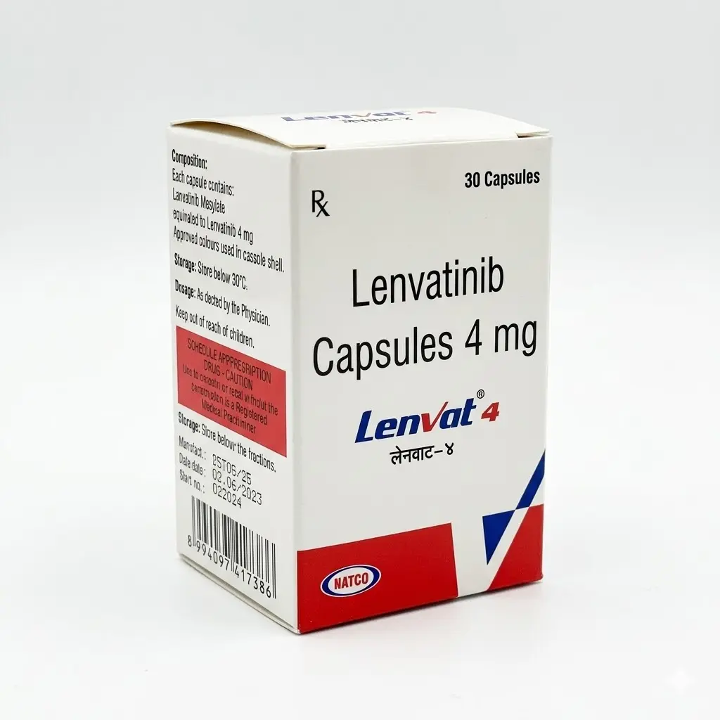 Lenvat 4 — Lenvatinib 4 mg, 30 product-page.units_short, Natco